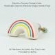 Multicolor Handmade Ceramic Rainbow Shape Drawer Knob