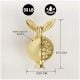 Handmade Golden Pomegranate Design Iron Wall Hook