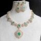 Handcrafted Bohemian Opal Necklace Jewellery Set