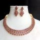 Handcrafted Royal Coral Necklace Jewellery Set