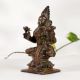 Handcrafted Copper Goddess Rajarajeshvari Idol for Spiritual Spaces