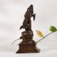 Antique Style Copper Goddess Lakshmi Statue for Altars