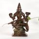 Traditional Copper Goddess Saraswati Statue for Ritual Spaces