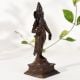 Traditional Copper Goddess Devi Uma (Goddess Parvati) Statue for Worship