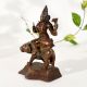 Handcrafted Copper Hindu Goddess Maa Durga Statue for Home Decor