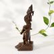 Handcrafted Copper Hindu Goddess Maa Durga Statue for Home Decor