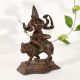 Handcrafted Copper Hindu Goddess Maa Durga Statue for Home Decor