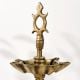Vintage Brass South Indian Ritual Lamp Stand for Decor