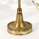 Vintage Brass South Indian Ritual Lamp Stand for Decor