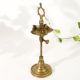 Handcrafted South Indian Adjustable Vintage Brass Lamp