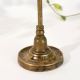 Traditional Brass Oil Lamp with Adjustable Height for Rituals
