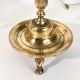 Vintage Brass South Indian Oil Lamp Stand for Decoration