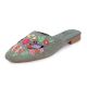 Vibrant Embroidered Mules for Casual Bohemian Style