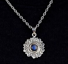 Semi Precious Decorative 92.Sterling Pendant Jewelry