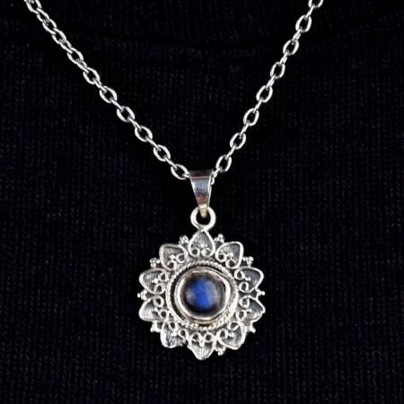 Semi Precious Decorative 92.Sterling Pendant Jewelry