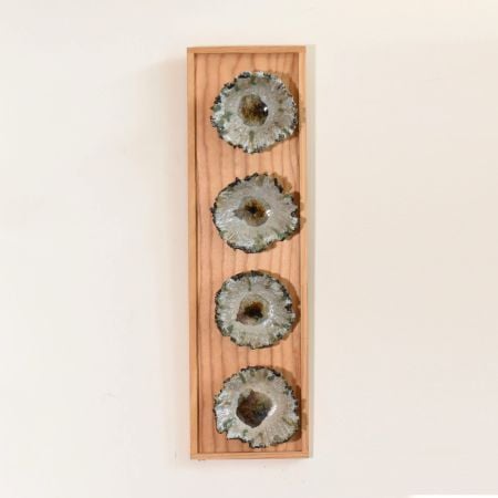 Handcrafted Ceramic Panel Discs by Artist Meena Vohra