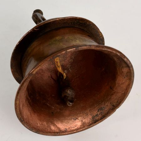 Vintage Bell Metal Temple Hanging Bell in Himalayan Art