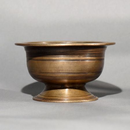 Vintage Handmade Brass Flower Bowl for Decoration