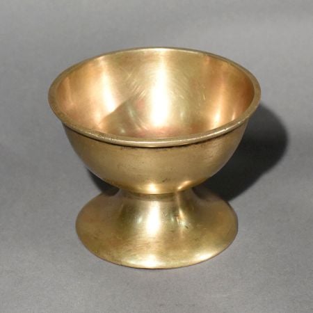 Vintage Handmade Brass Ritual Cup Bowl for Prayer Room