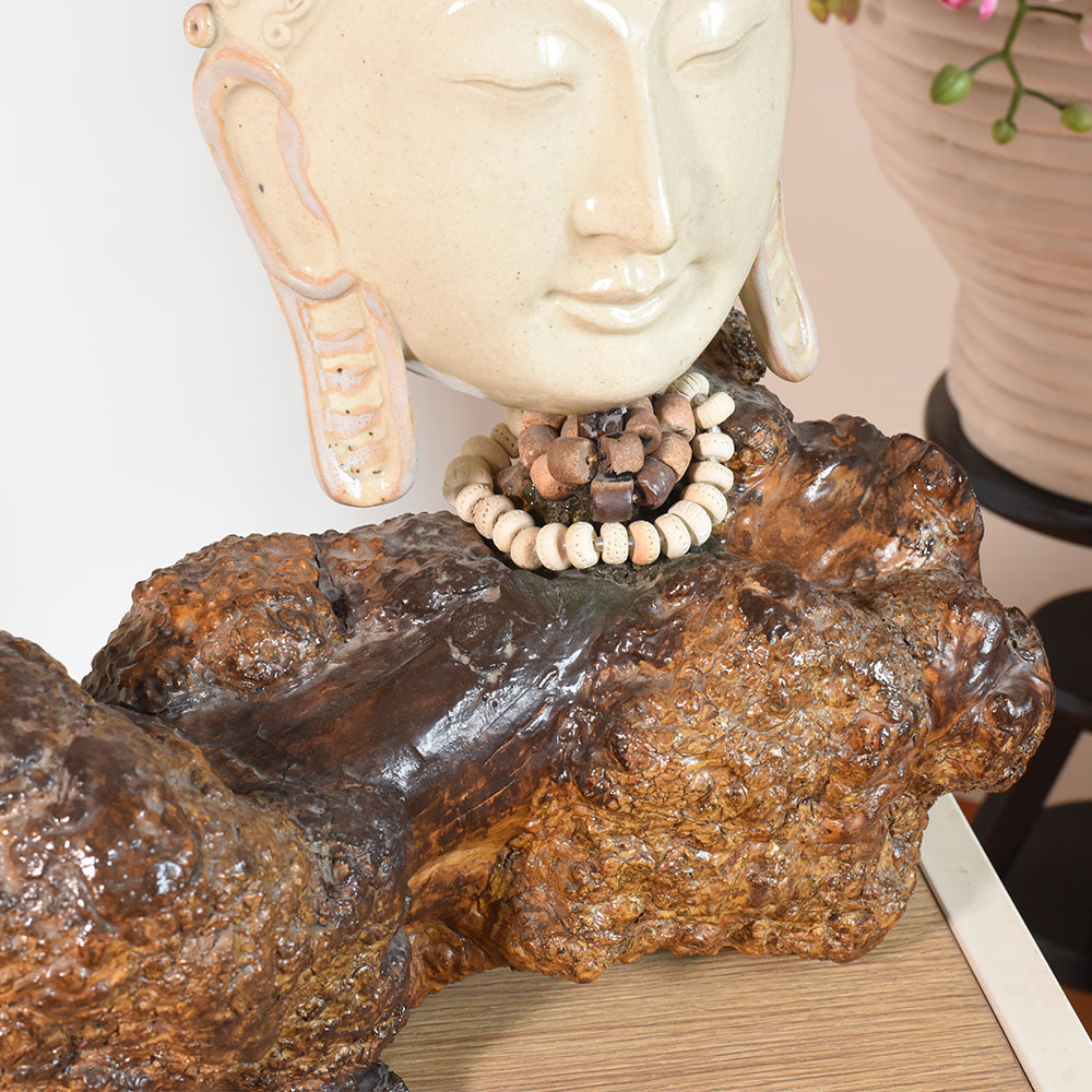 Premium Ceramic Buddha Sculpture by Artist Meena Vohra