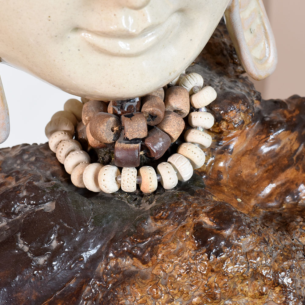 Premium Ceramic Buddha Sculpture by Artist Meena Vohra