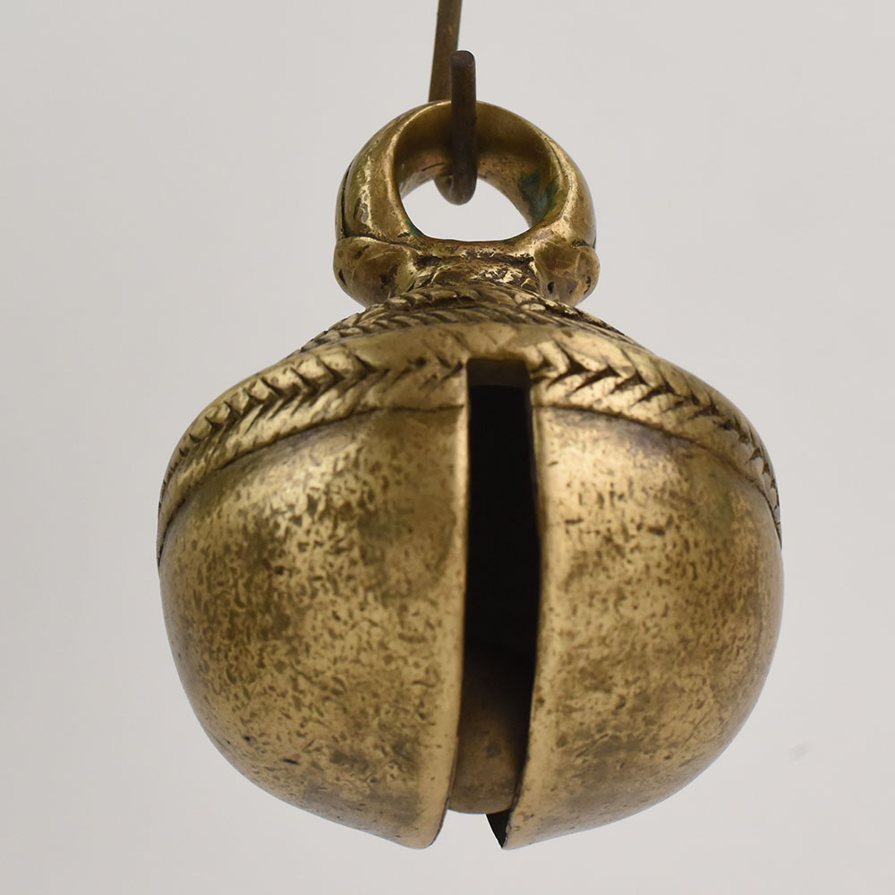 Vintage Northern Indian Bell Metal Cow Bell for Decoration