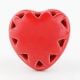 Red Heart Ceramic Knob