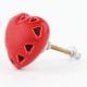 Red Heart Ceramic Knob