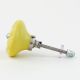 Yellow Wheel Flower Knob