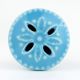 Turquoise Flower Ceramic Cabinet Knobs Online