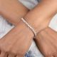 92.5 Sterling Silver Beads Adjustable Bracelet