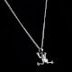 Jumping Tree FrogÂ 92.5 Sterling Silver Pendant