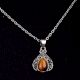Tiger Eye Border 95.5 Sterling Silver Pendant