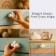 White Handmade Ceramic Cloud Shape Drawer Knob