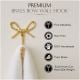 Elegant Bow Design Brass Wall Hook-Pack of 3