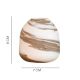 Handmade Ceramic Striped Vases by Artist Meena Vohra Set Of 3