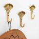 Handcrafted Brass Sheshnag Decorative Wall Hooks-3 Pieces