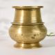 Handmade South Indian Vintage Brass Pooja Water Pot for Rituals