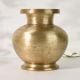 Vintage Brass Holy Water Pot Handmade South Indian Traditional Kalash