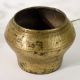 Vintage Handmade Brass Pot for Flower Decor and Home Styling