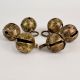 Handmade Indian Vintage Bell Metal Cow Bells in Set of 6