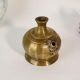 Handcrafted Vintage Brass Hookah Base Vase for Rustic Floral Decor