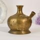 Vintage Brass Hookah Base Decorative Vase for Home Styling