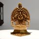 Vintage Brass Gajalakshmi Deepam for Traditional Puja