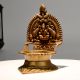Vintage Brass Gajalakshmi Deepam for Traditional Puja