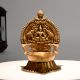Handmade Brass Gajalakshmi Diya Oil Lamp for Ritual Worship