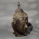 Vintage Handmade Brass Buddha Head Wall Plate for Decor