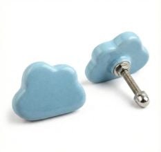 Turquoise Cloud Ceramic Cabinet Knob Online