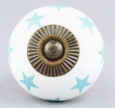 Sea Green Star Ceramic Drawer Knob Online