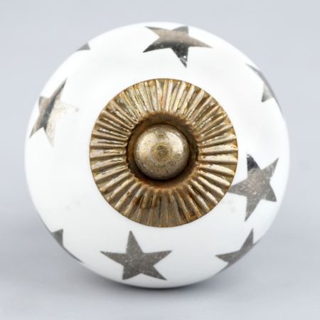 Silver Star Ceramic Drawer Knobs Online